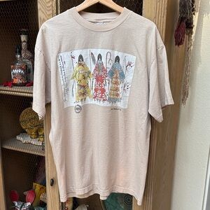 Vintage Murina Native American Design Women Warriors Graphic T-Shirt